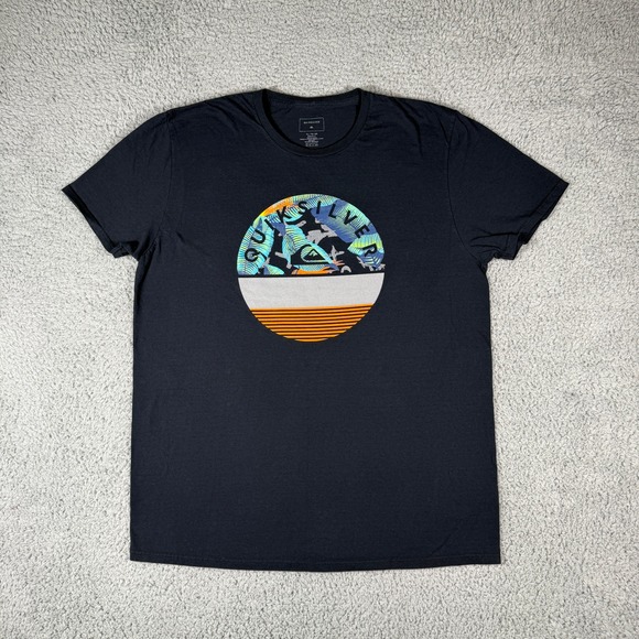 Quick Silver Other - Quicksilver T-Shirt Men's Size XL Regular Fit Logo Crew Neck Short Sleeve‎